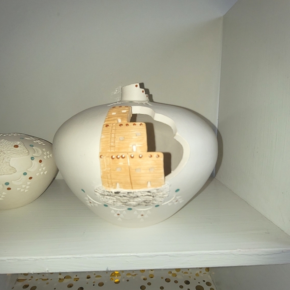 5 PC LOT OF VINTAGE "SHARLEEN PEDRO" SIGNED HANDMADE LAGUNA NM RARE VASES - Picture 7 of 9